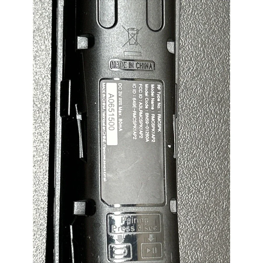 Original Samsung LED 4K UHD Smart TV Remote Control BN59-01260A